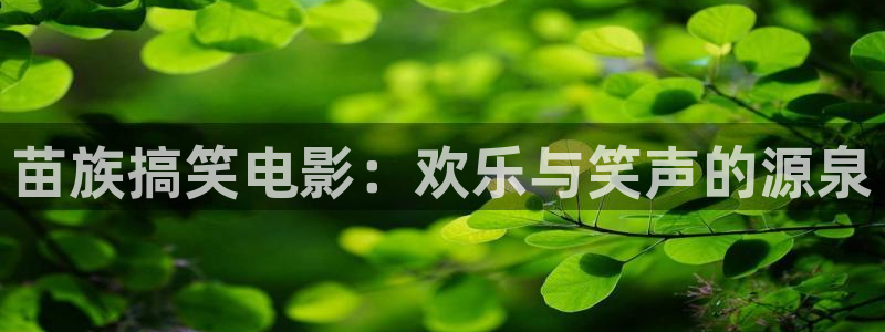 日韩影院欧美影院：苗族搞笑电影：欢乐与笑声的源泉